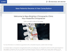 Tablet Screenshot of newbrightonchiro.com